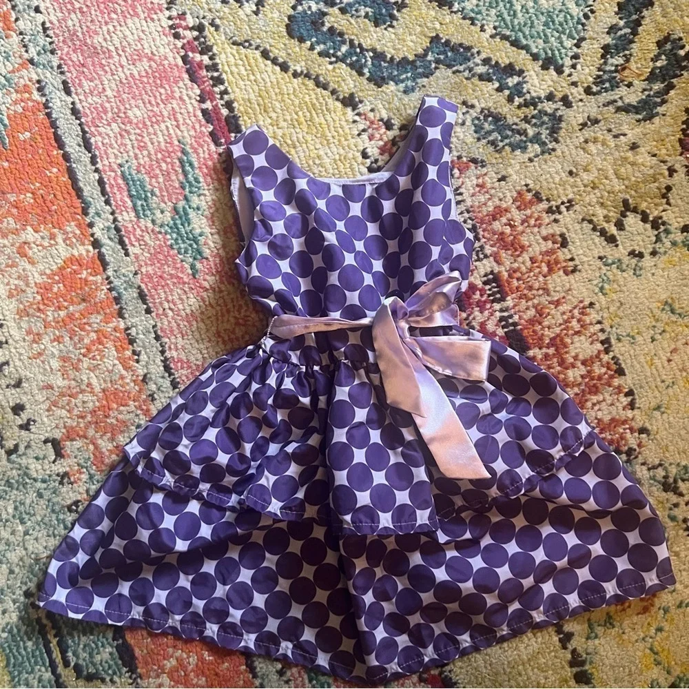 H&M purple dress kids size 4-5Y